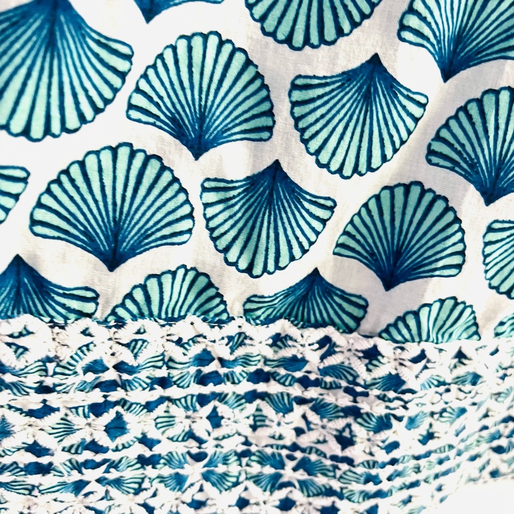 Sigrid Olsen Shell Print Tunic Top - Picture 9 of 10